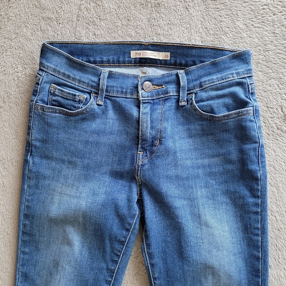 Levi's 710 Super Skinny jeans size 26​ - Picture 3 of 12